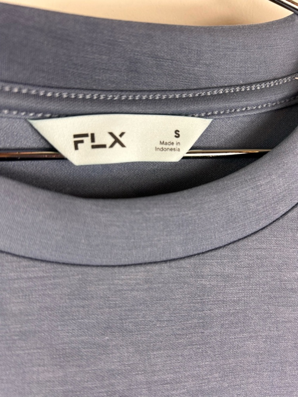 FLX women’s solace boxy tee in blue - Picture 4 of 6